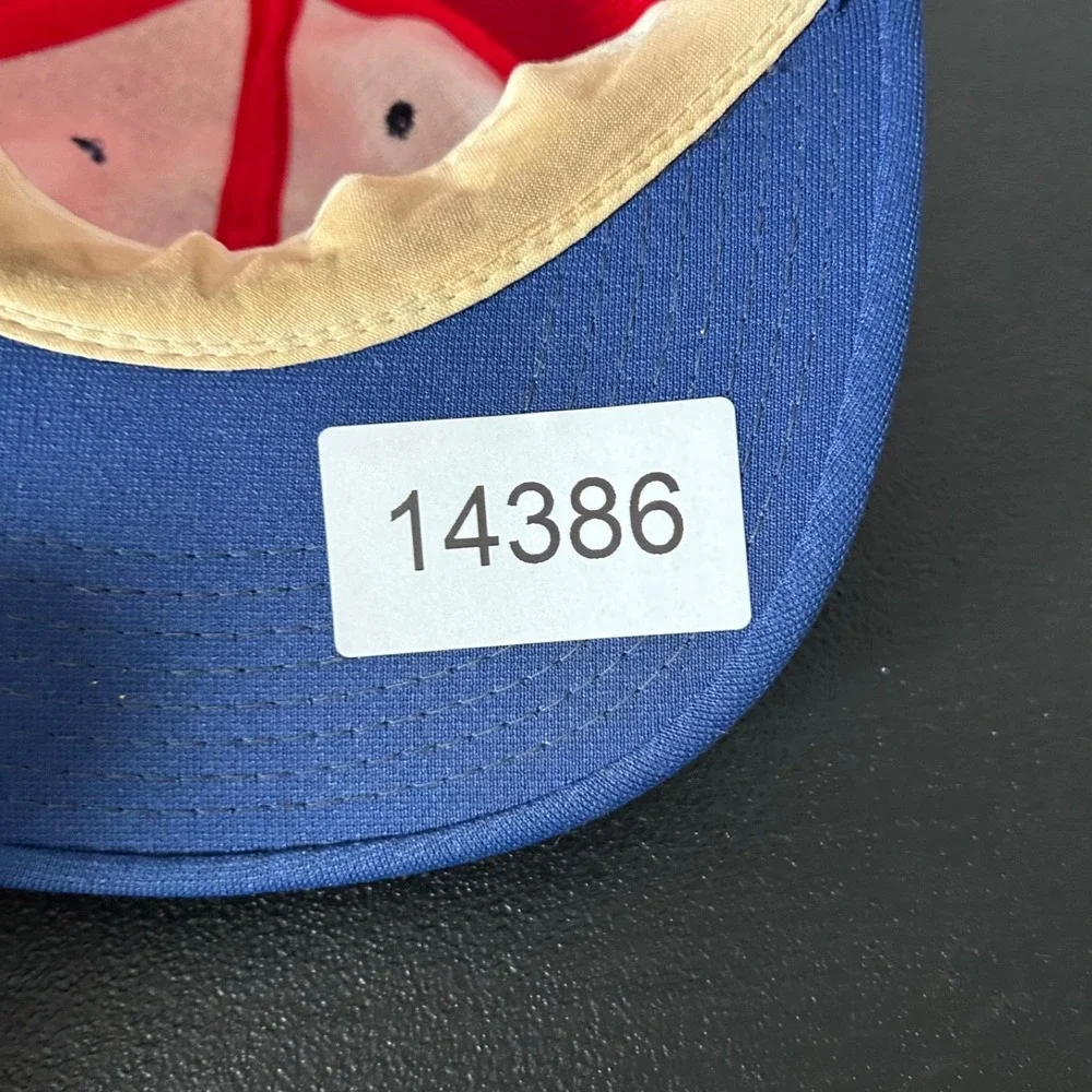 Vintage 80s Car Quest Trucker Hat Cap Snap‎ Back Adjustable Red Blue NFL Adult